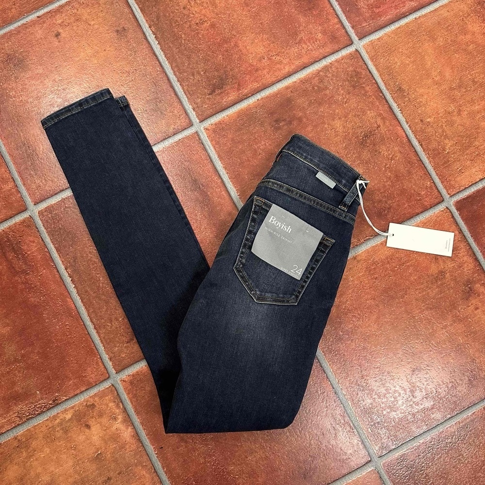 NWT Boyish High Rise Skinny Jeans Size 24